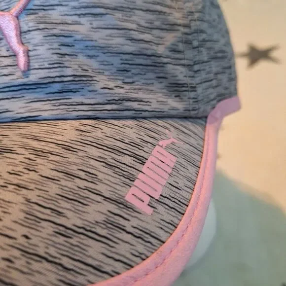 Puma Womens Evercat‎ Taylor Running Cap Grey/Pink - Picture 2 of 9